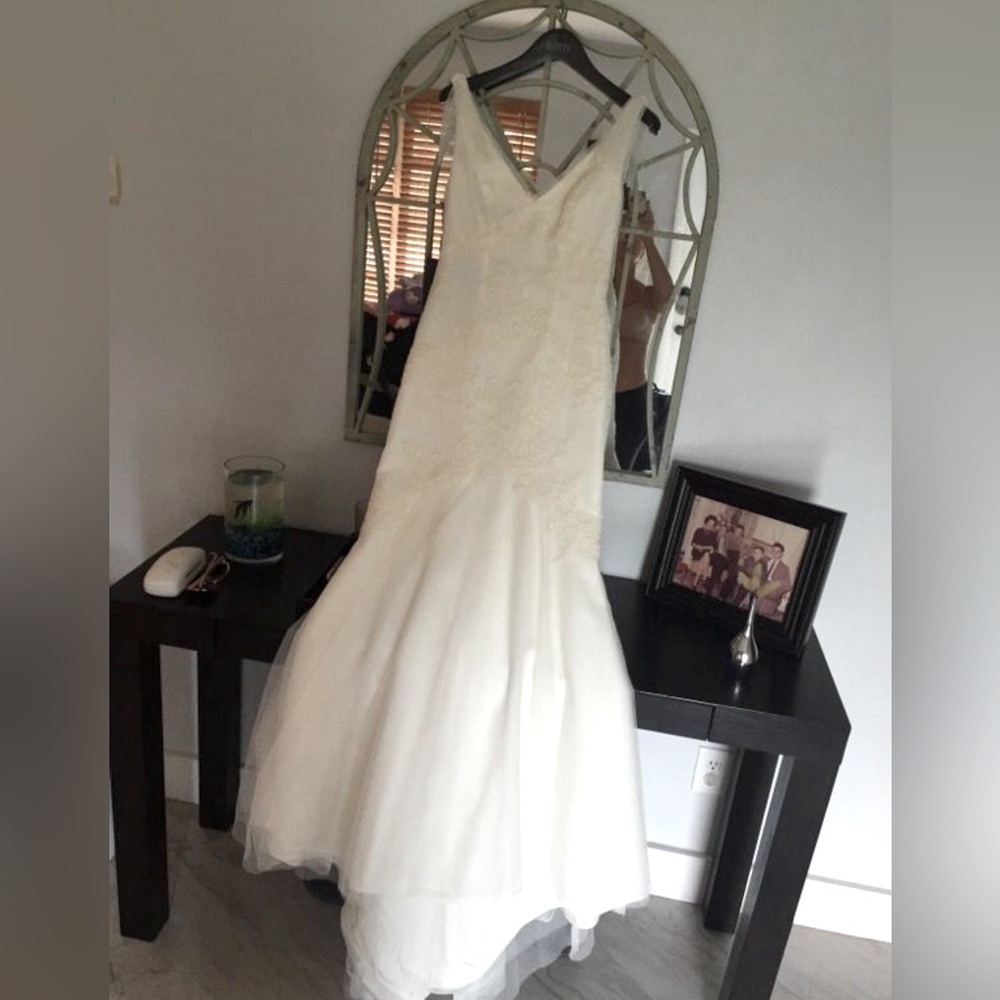 Vera Wang lace bridal dress